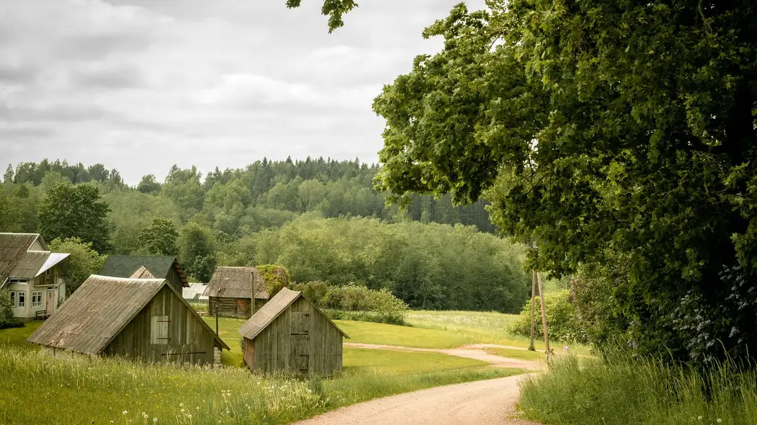 A farmstead in the Vidzeme countryside